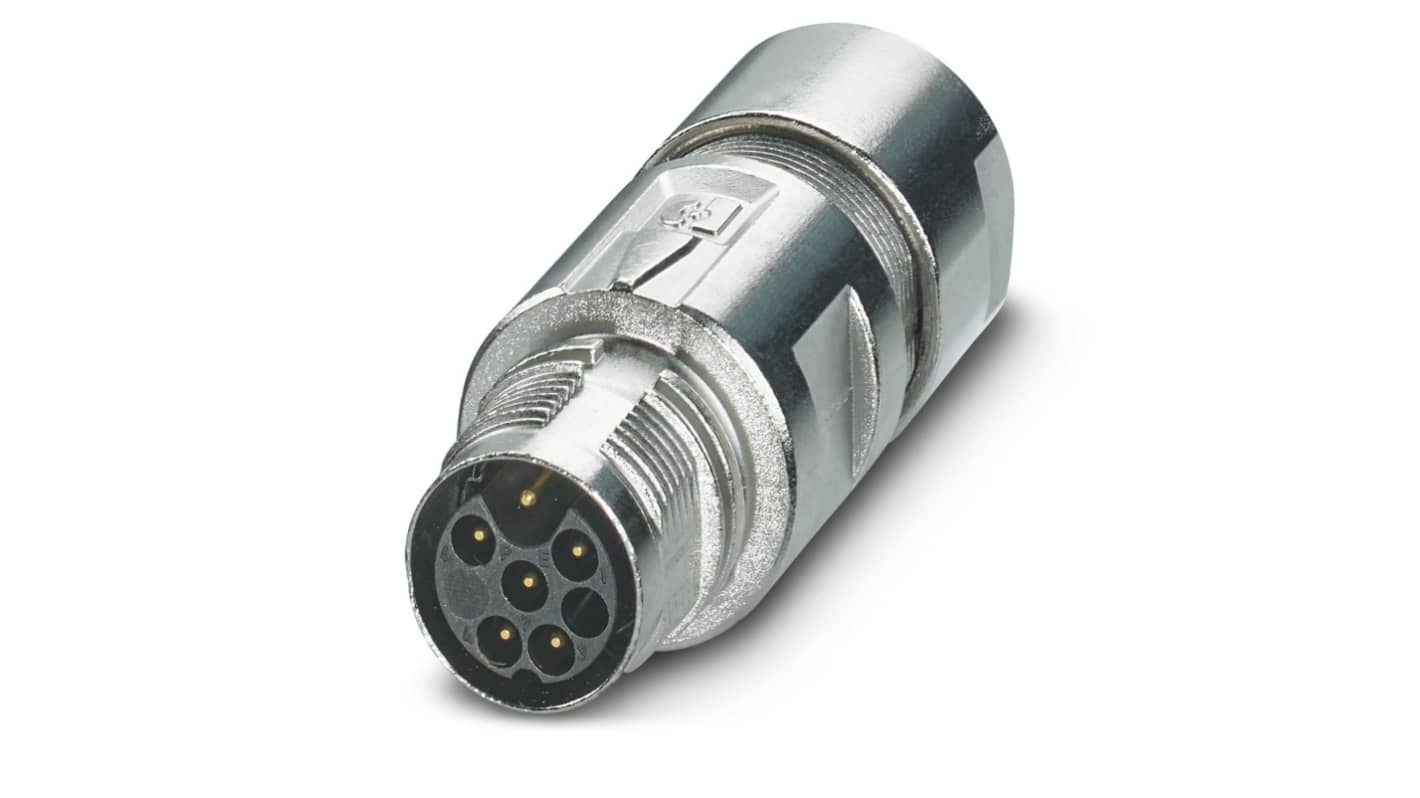 Phoenix Contact Circular Connector, 6 Contacts, Cable Mount, M17 Connector, Plug, IP67, IP68, M17 PRO Series
