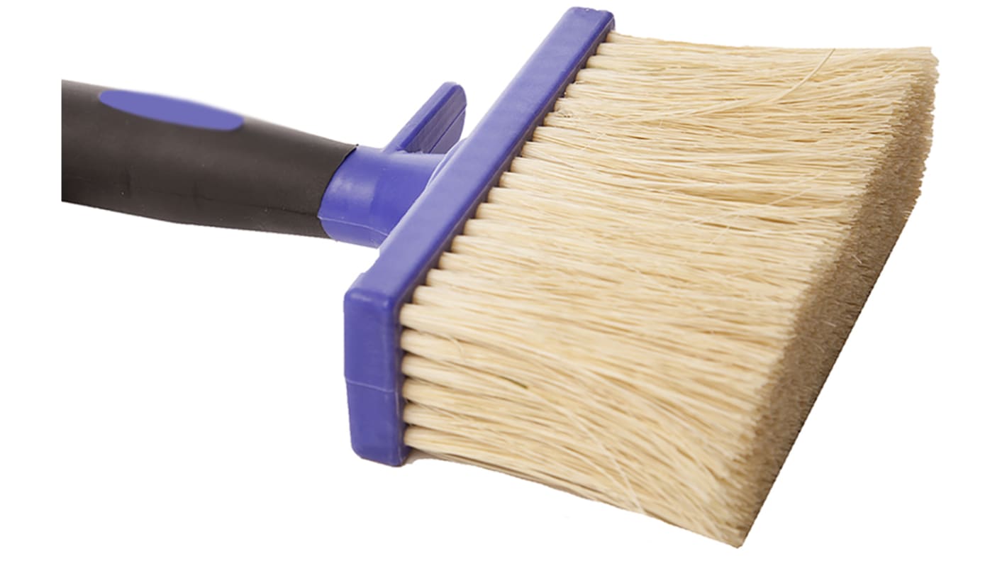 RS PRO Extra Broad 150mm Fibre Paint Brush with Flat Bristles