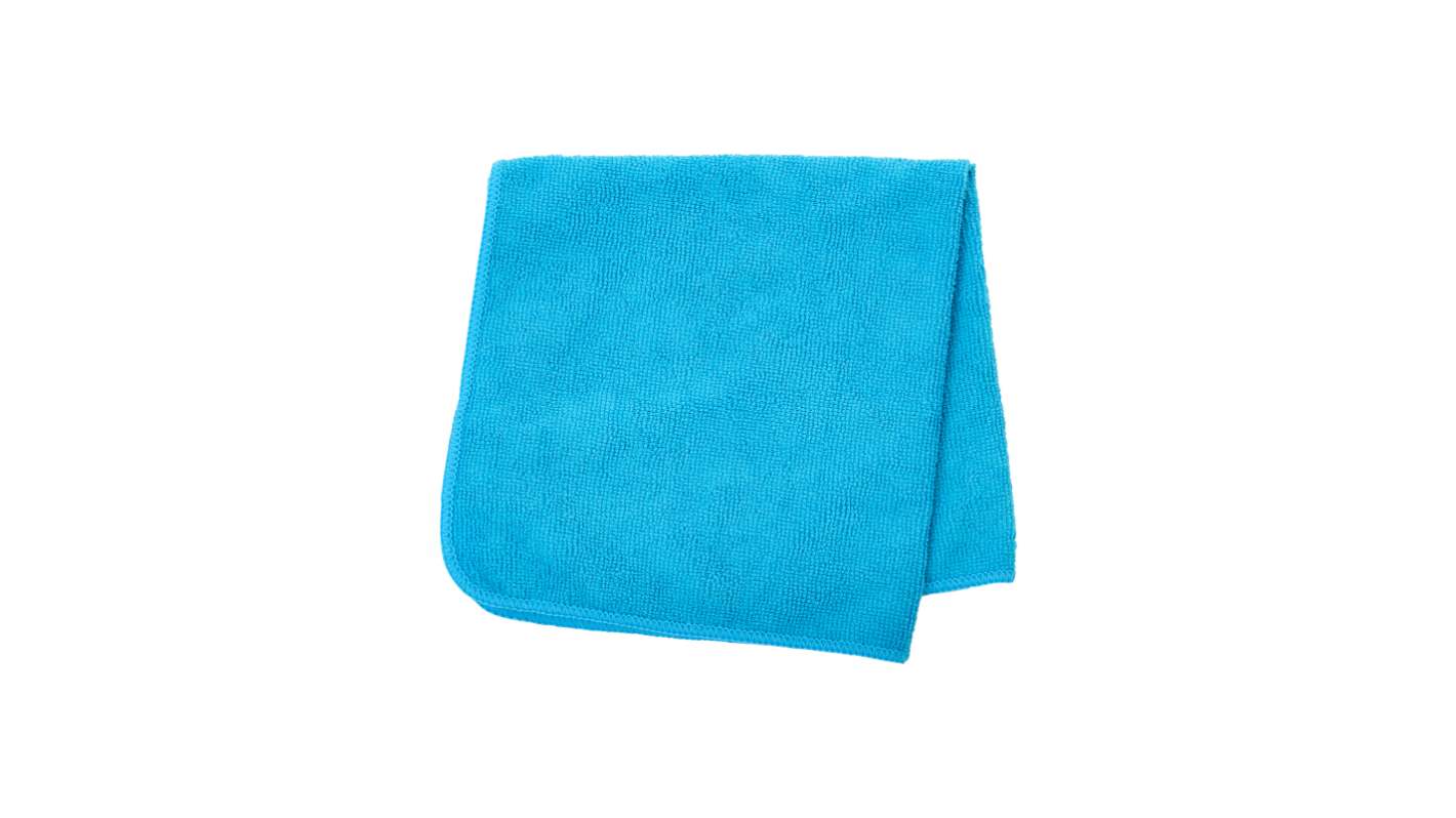 Bayetas de  de microfibra Rubbermaid Commercial Products Microfiber Light Duty Cloth de color Azul, en Carcasa de 24