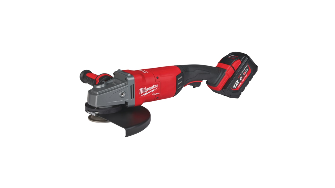 Milwaukee M18 FLAG230XPDB-121C 230mm Cordless Angle Grinder, Cordless