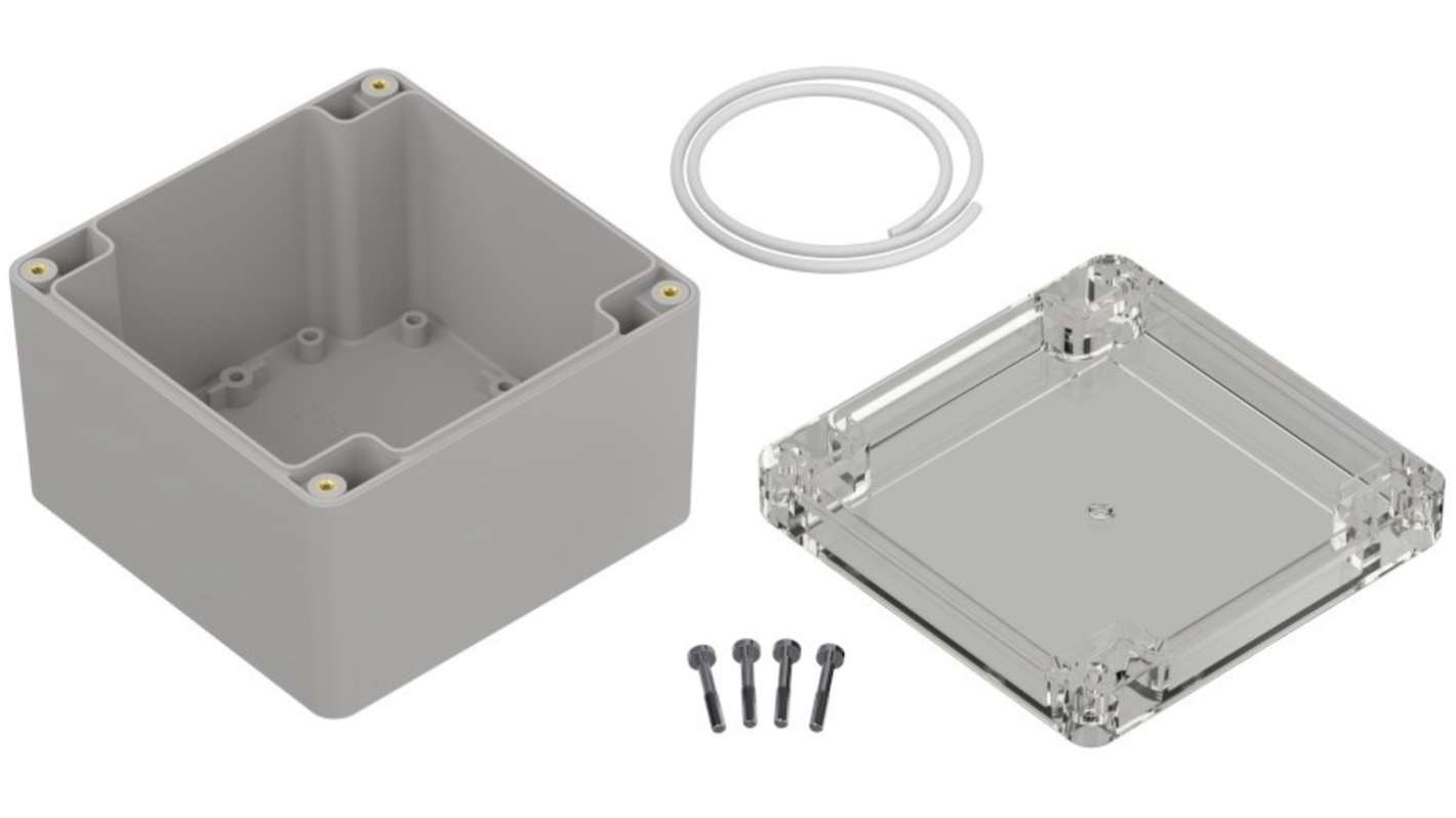 RS PRO Polycarbonate Enclosure, 74.7 x 105 x 105mm