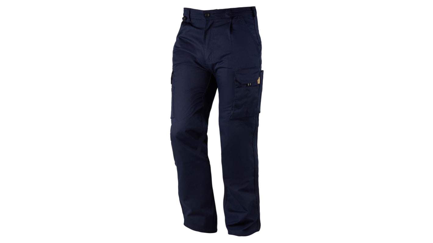 Pantaloni da lavoro Blu Navy Cotone, Poliestere riciclato per Uomo Hawk EarthPro Combat Trouser 46poll 114cm