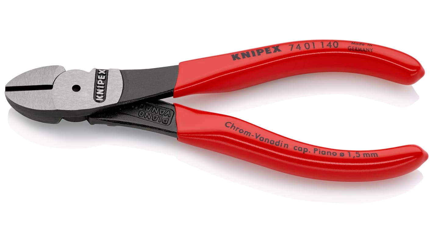 Knipex długość 140 mm gr. cięcia: 3.1mm Nie Stal elektryczna chromowo-wanadowa