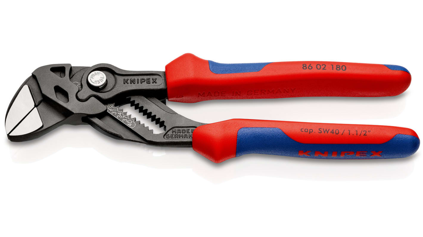 Knipex Zangenschlüssel / Backen 40mm , gebogen 180 mm