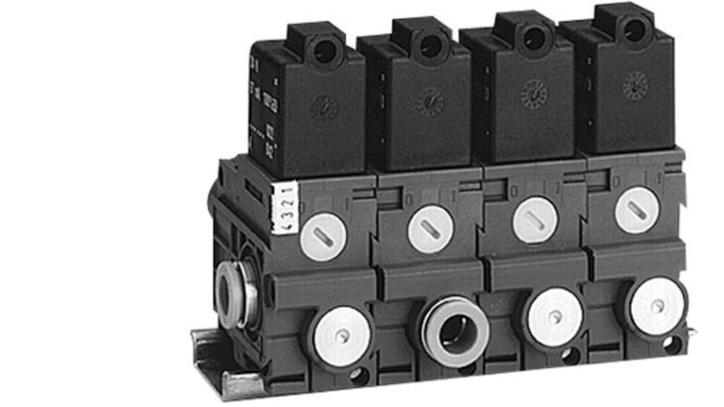 EMERSON – AVENTICS 气动电磁阀, 24V 直流线圈, 3/2通道, 最大850L/min