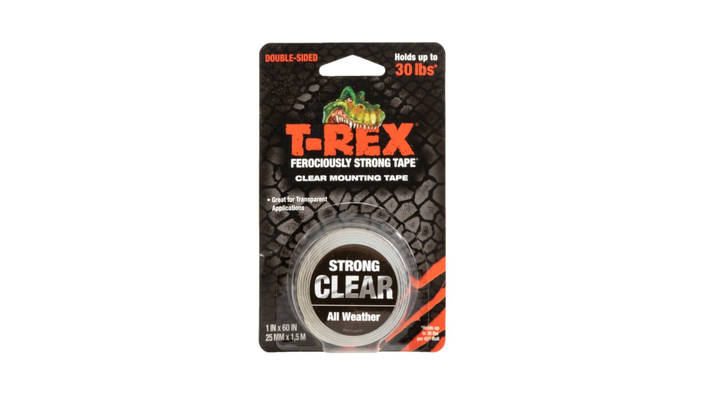 Nastro per ufficio Trasparente T-REX T-REX, 25mm x 1.5m