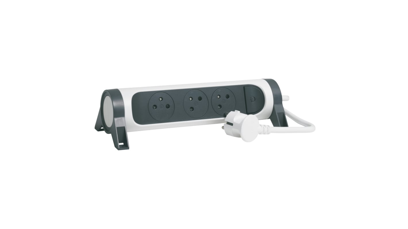 Legrand 3m 3 Socket Type E - French Extension Lead