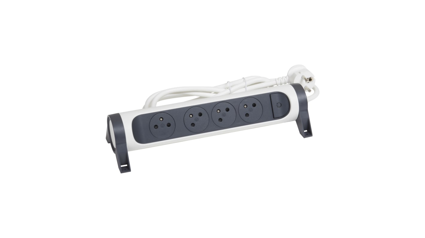 Legrand 3m 4 Socket Type E - French Extension Lead