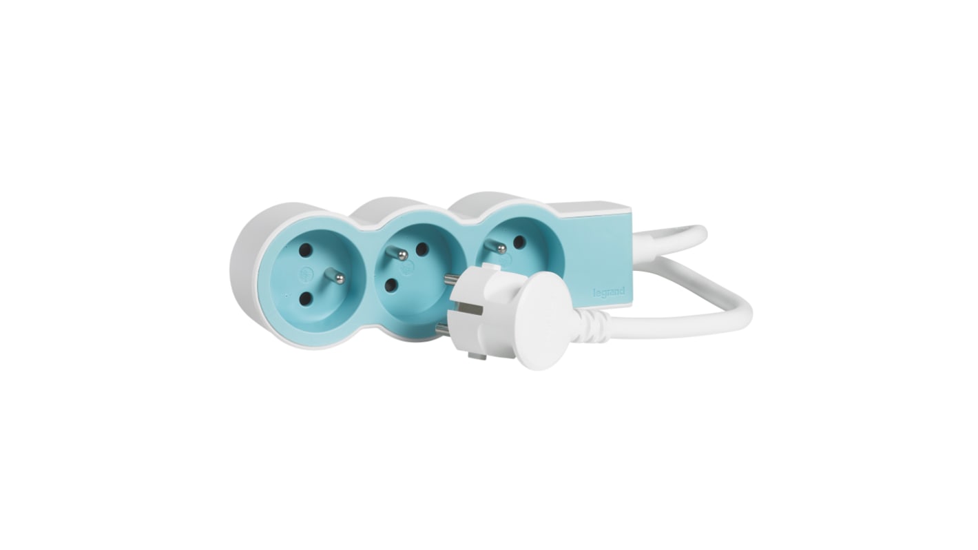 Legrand 1.5m 3 Socket Type E - French Extension Lead