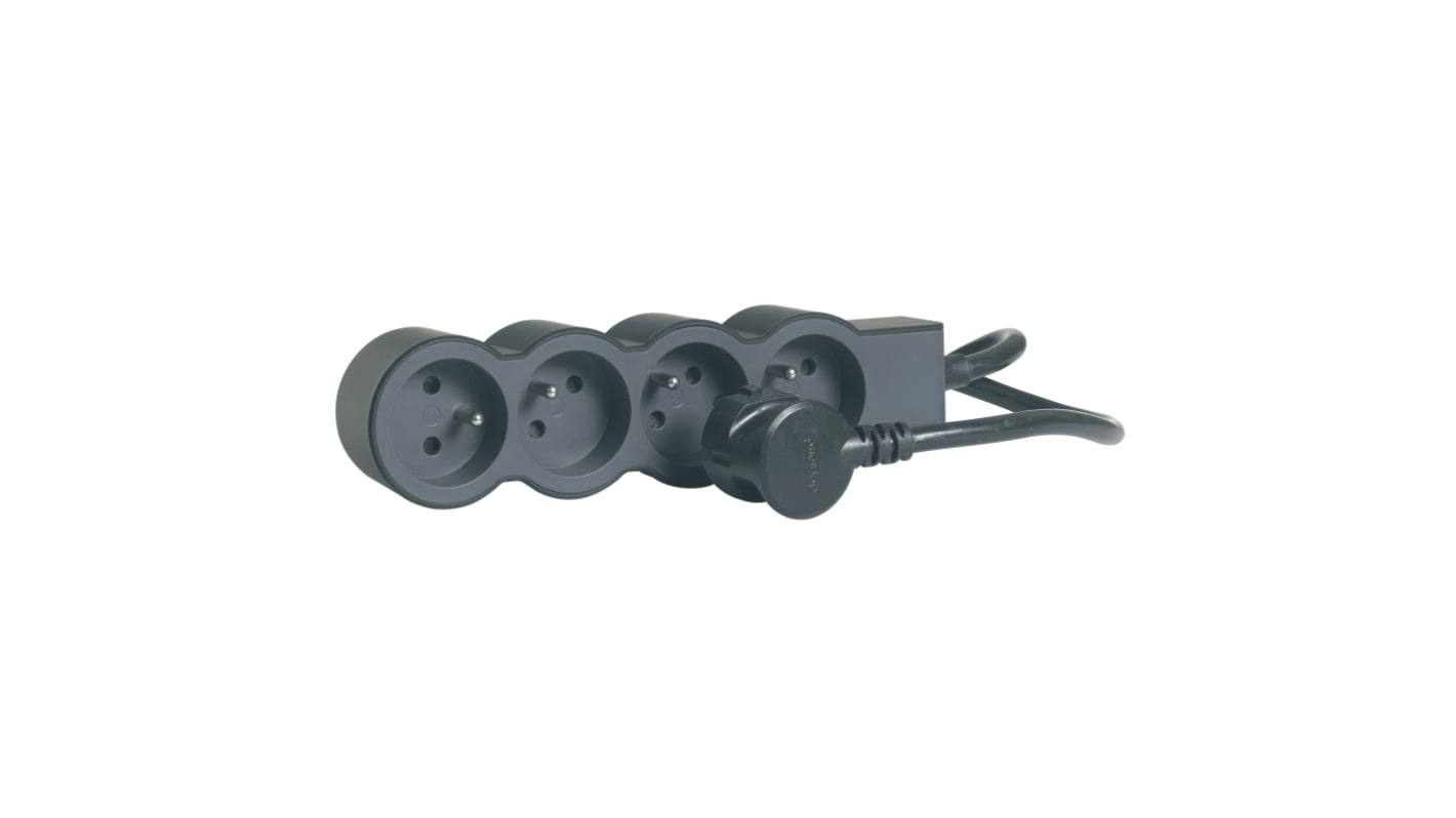 Legrand 1.5m 4 Socket Type E - French Extension Lead