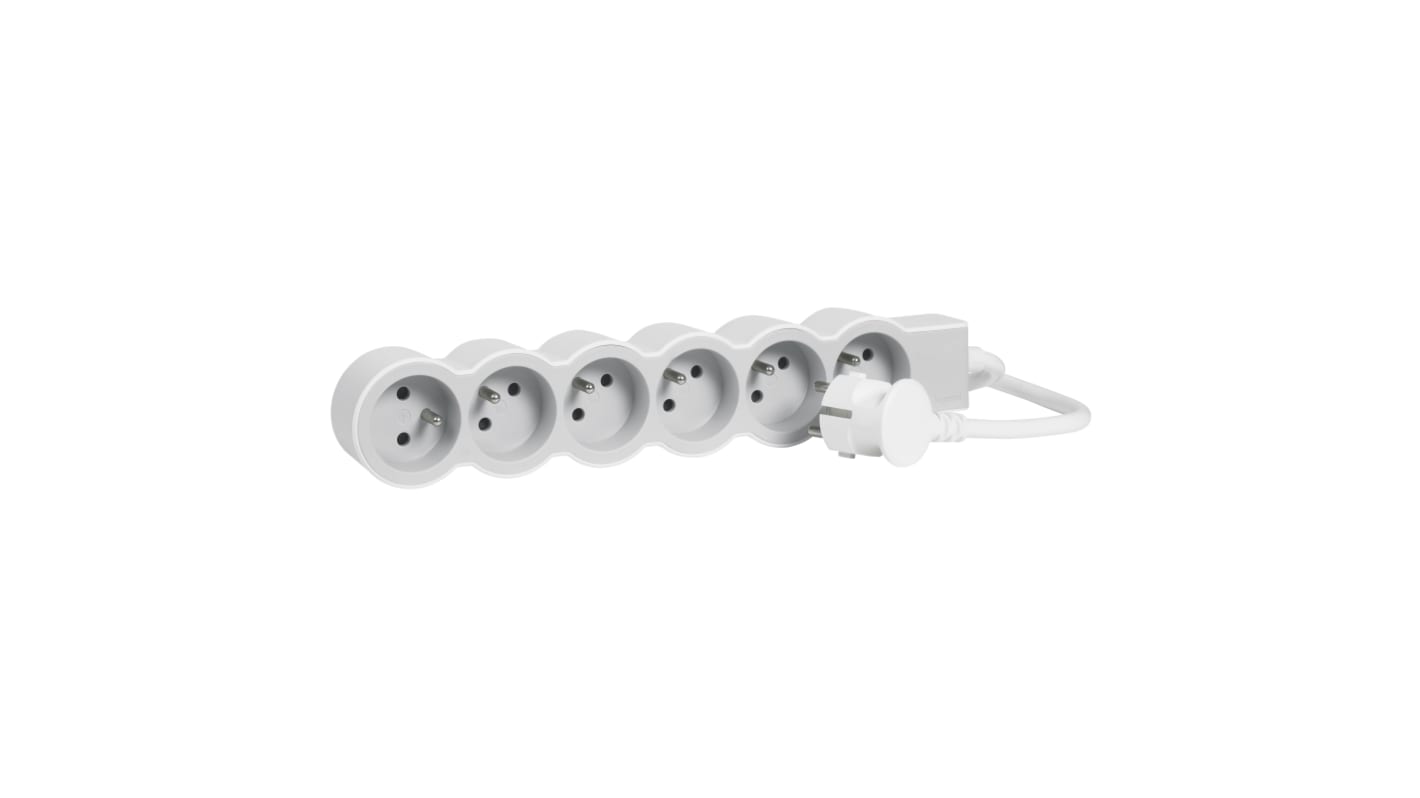 Legrand 3m 6 Socket Type E - French Extension Lead