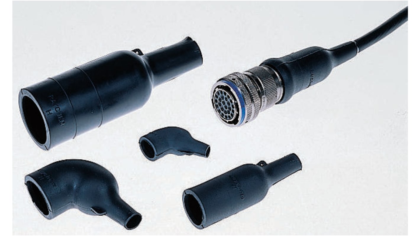TE Connectivity Straight, Fluid Resistant Elastomer, 17mm