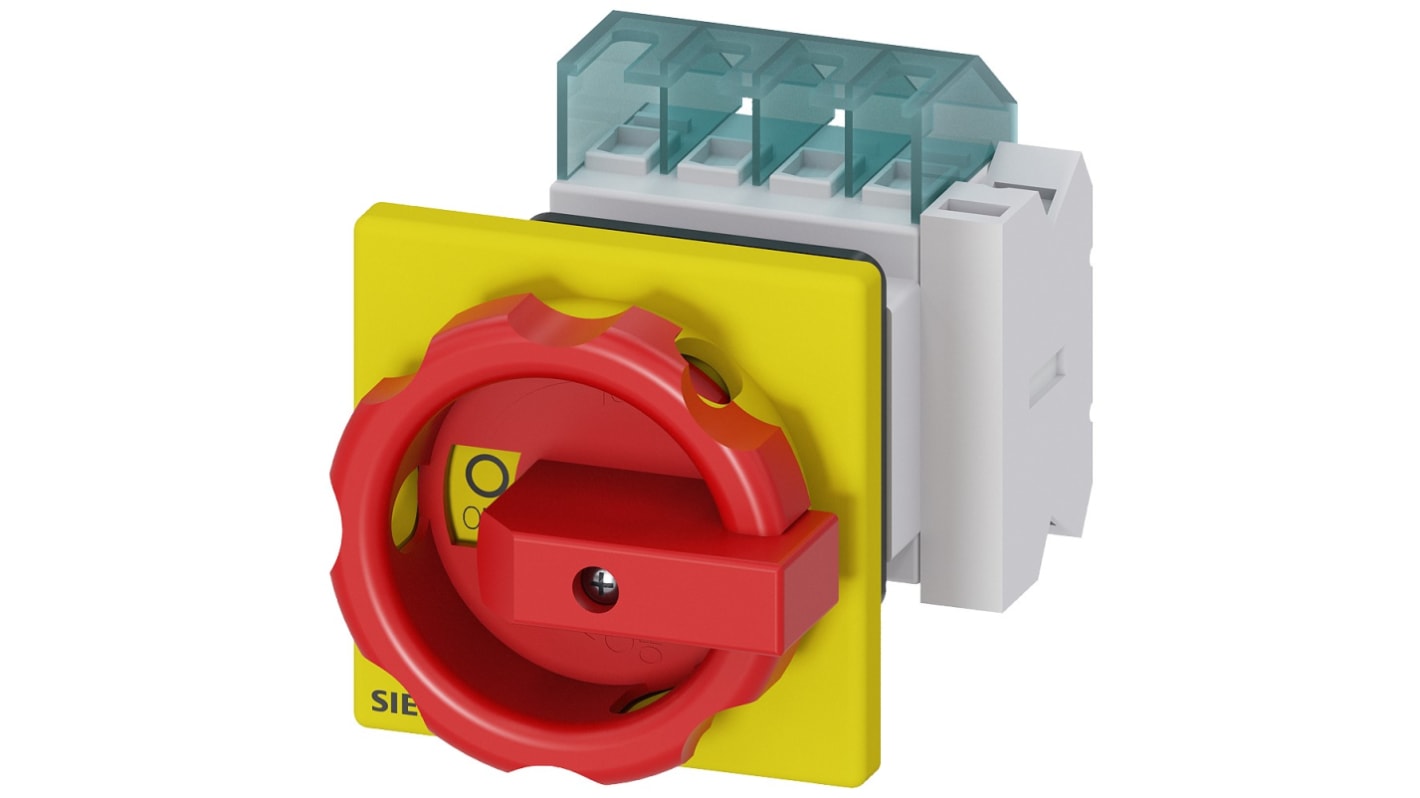 Interruttore sezionatore Siemens 3LD2054-2EP53, 4P, 16A, Montaggio a pannello, IP65