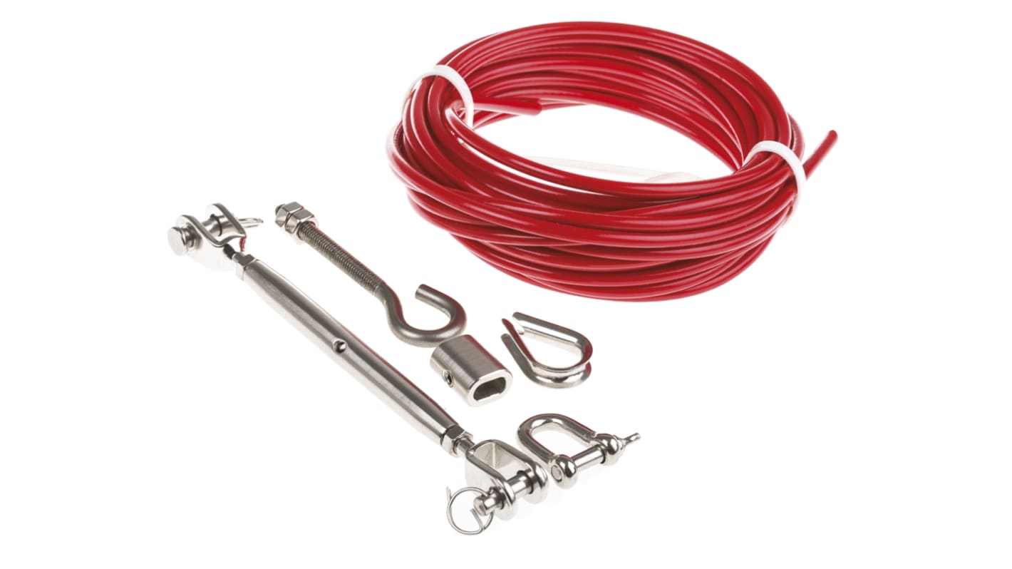 RS PRO Rope Pull Switch Cable, 75m