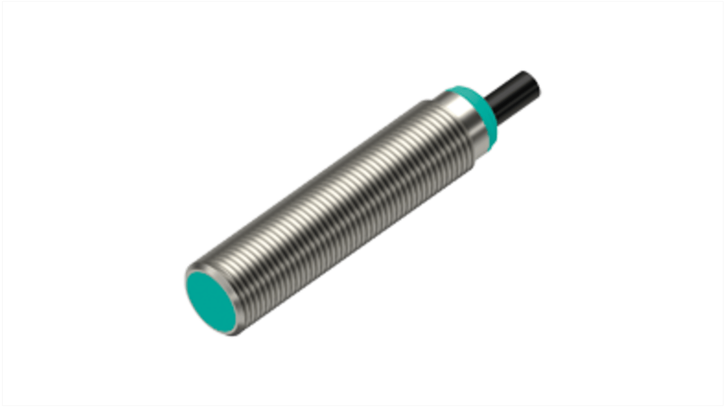 Pepperl + Fuchs Inductive Threaded Barrel Proximity Sensor, M12, 2 mm Detection, NPN NO+NC, 5 → 36 V dc