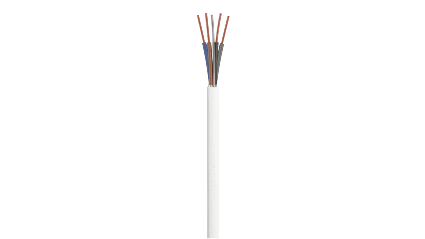 RS PRO, Fire Performance, 100m 4 Core, White Thermoplastic Power Cable