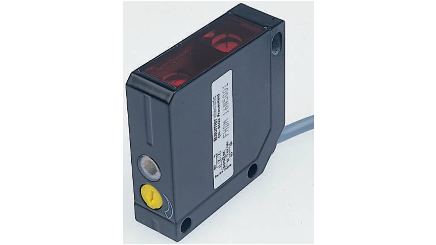 Rs-Online Sensore fotoelettrico Rettangolare Baumer a retroriflessione rilevamento 7 3 m uscita PNP