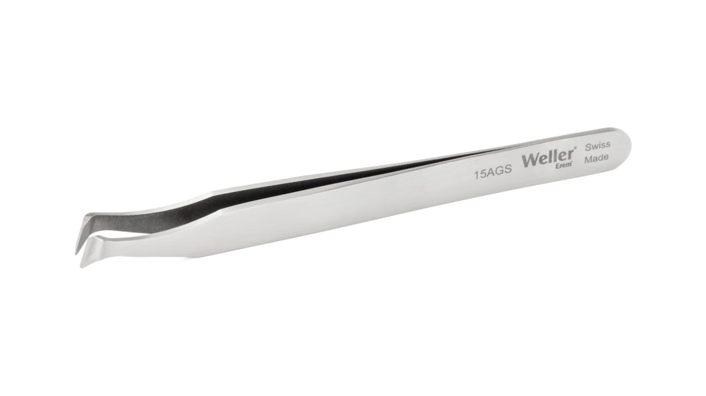 Erem 115 mm, Carbon Steel, Oblique, Tweezers