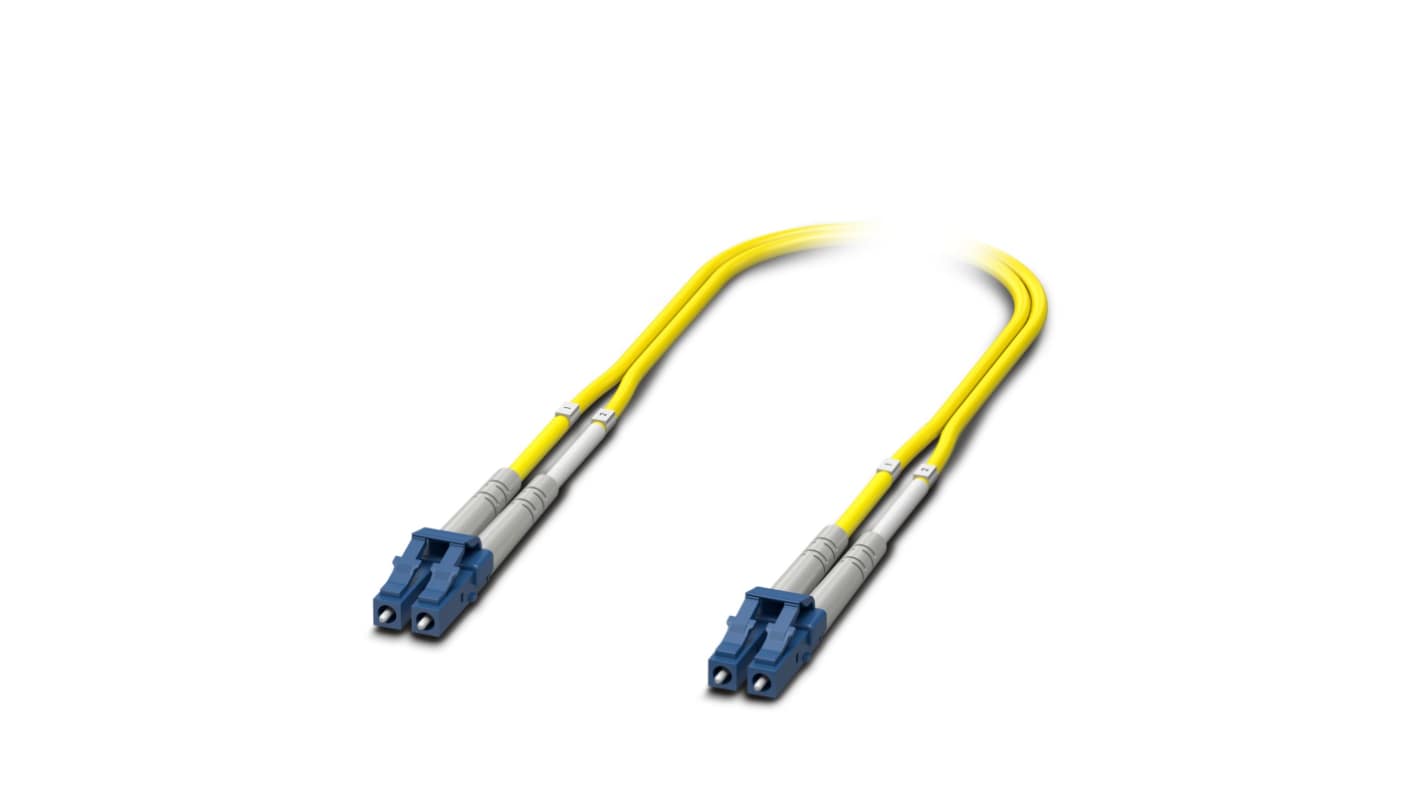 Câble fibre optique Phoenix Contact, Longueur 500mm, , avec connecteur / LC, OS2 Mono-mode