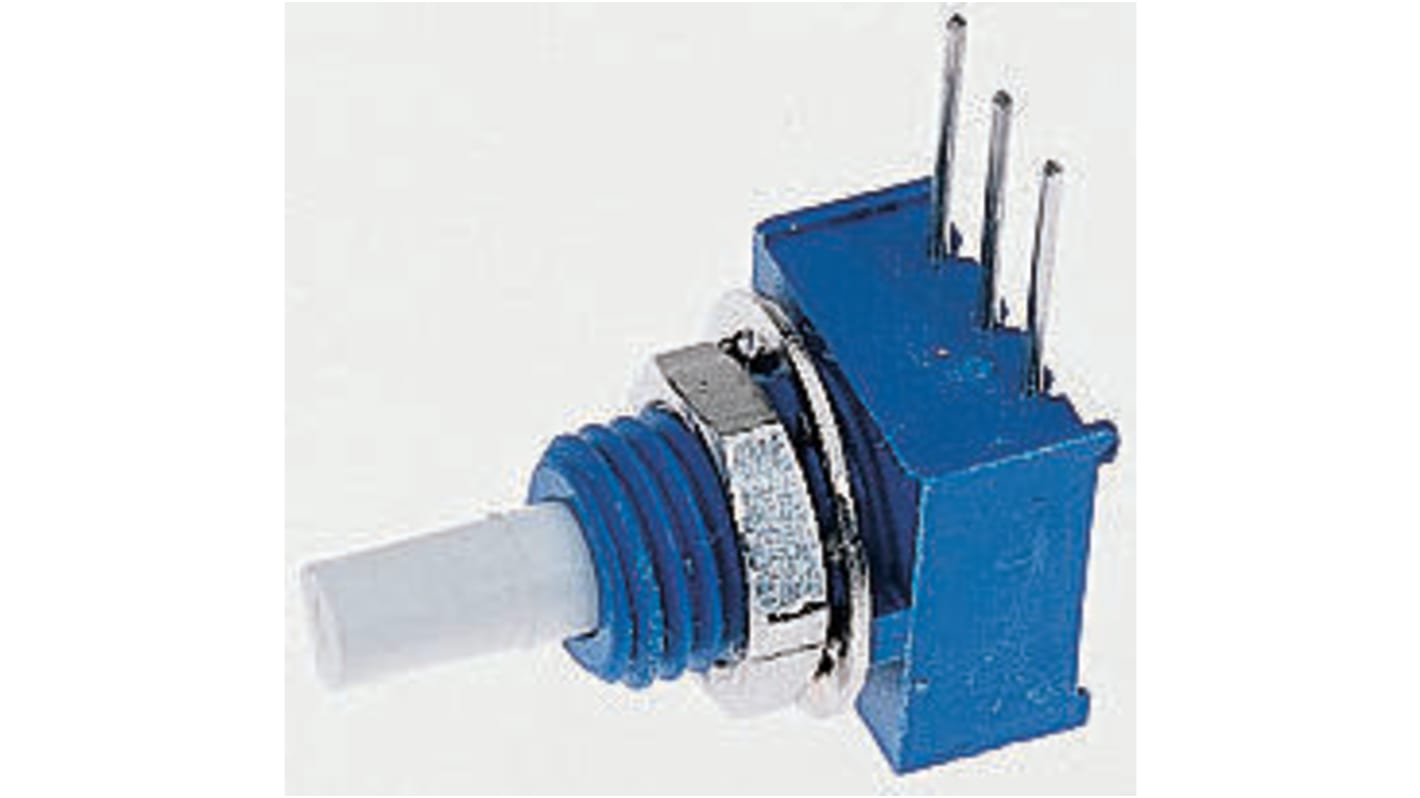 Bourns 3310C Series Conductive Plastic Potentiometer with a 3.17 mm Dia. Shaft, 200kΩ, ±20%, 0.25W, ±1000ppm/°C