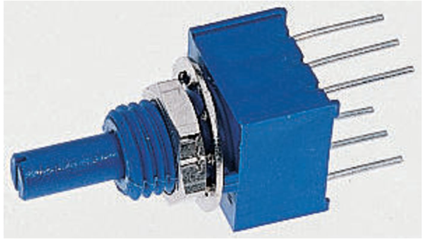 Bourns 3310 THT, Tafelmontage  Dreh Potentiometer 20kΩ ±20% / 0.25W / 2 Ausbrüche, Schaft-Ø 3,18 mm