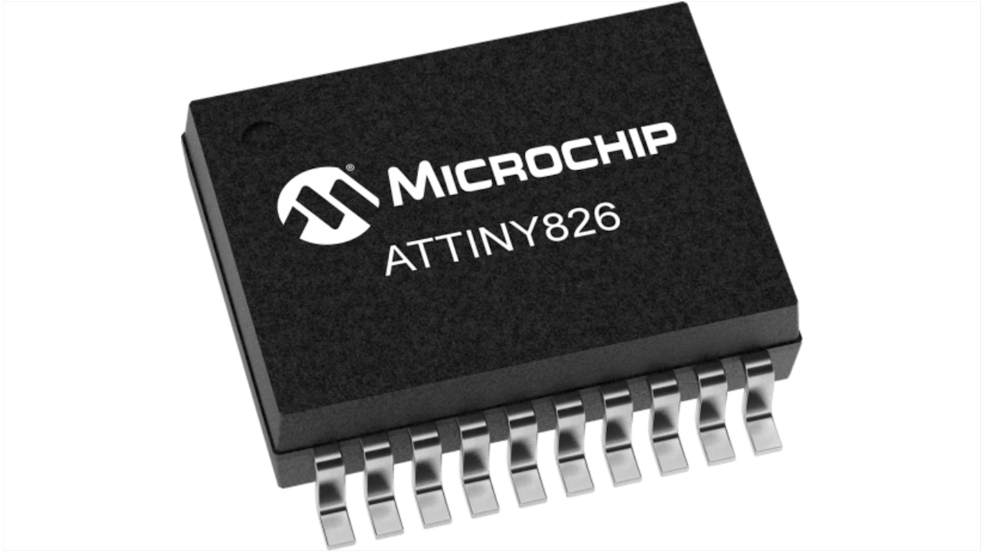 Microchip ATTINY系列单片机, AVR内核, 20针, SSOP封装