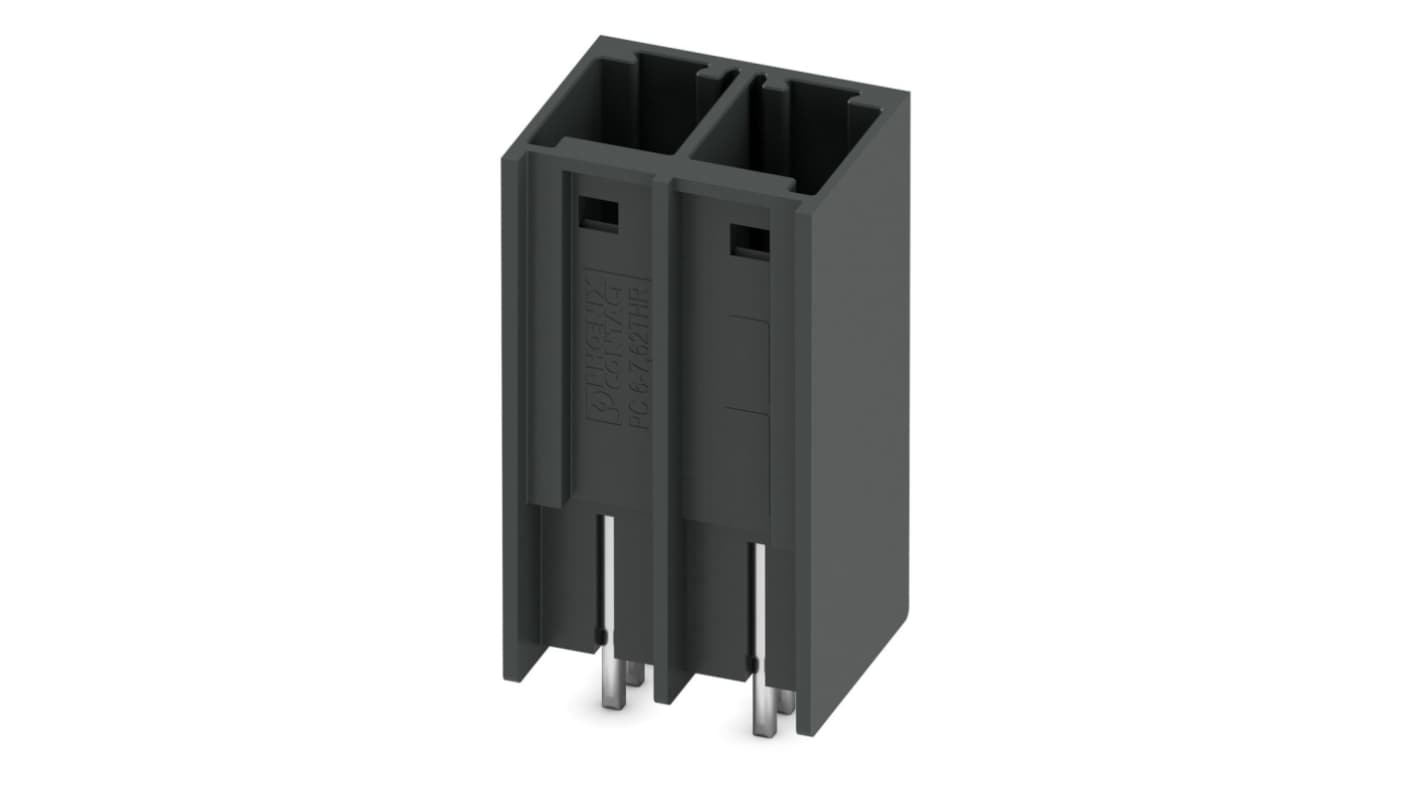 Phoenix Contact Steckbarer Klemmenblock Header 2-Kontakte 7.62mm-Raster