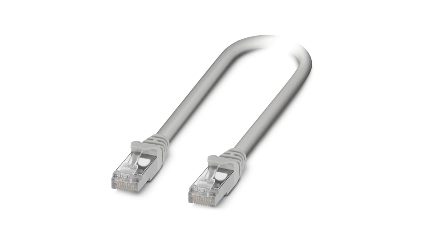 Cavo Ethernet Cat5 Phoenix Contact col. Grigio, L. 2m, Con terminazione