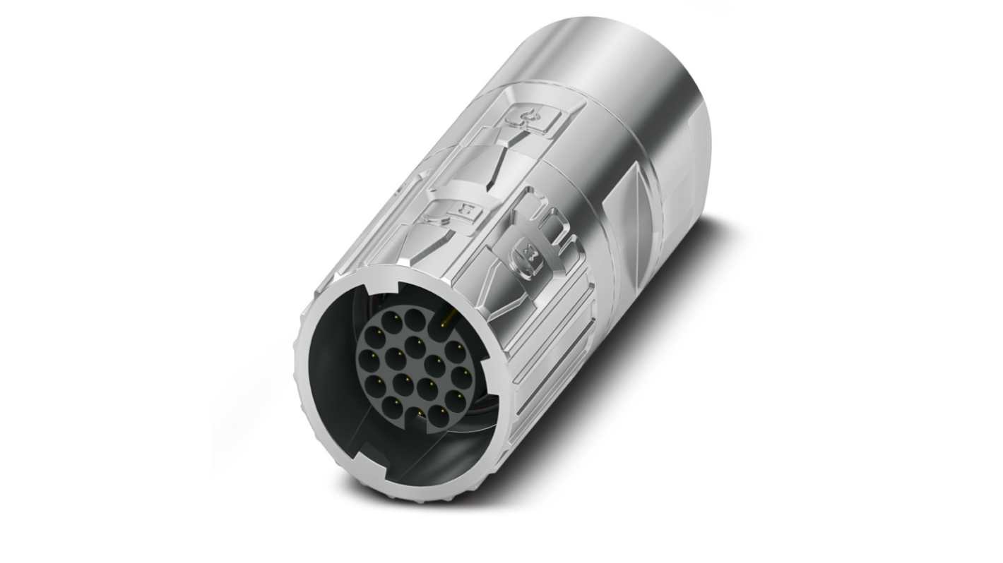 Phoenix Contact Circular Connector, 17 Contacts, Cable Mount, M17 Connector, Plug, IP67, IP68, M17 PRO Series