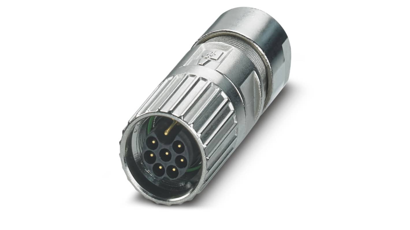 Phoenix Contact Circular Connector, 8 Contacts, Cable Mount, M17 Connector, Plug, IP67, IP68, M17 PRO Series