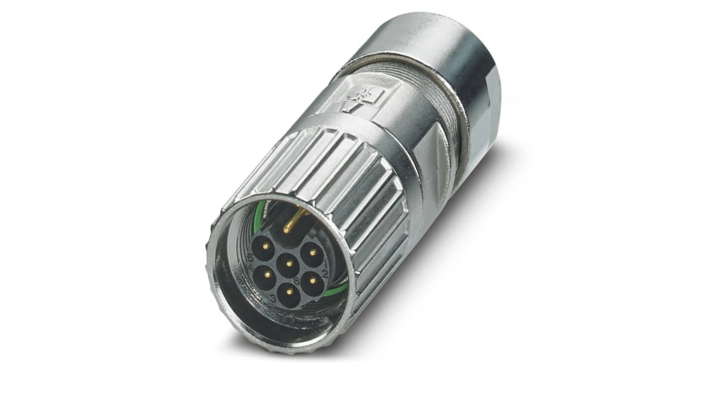 Phoenix Contact Circular Connector, 7 Contacts, Cable Mount, M17 Connector, Plug, IP67, IP68, M17 PRO Series