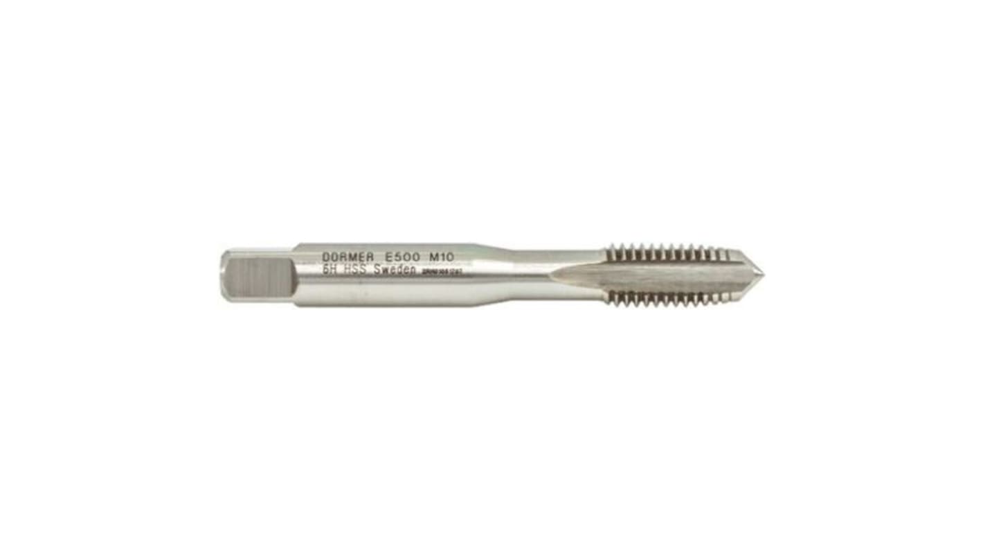 Dormer Threading Tap, M10 Thread, 1.5mm Pitch, Metric Standard, Machine Tap