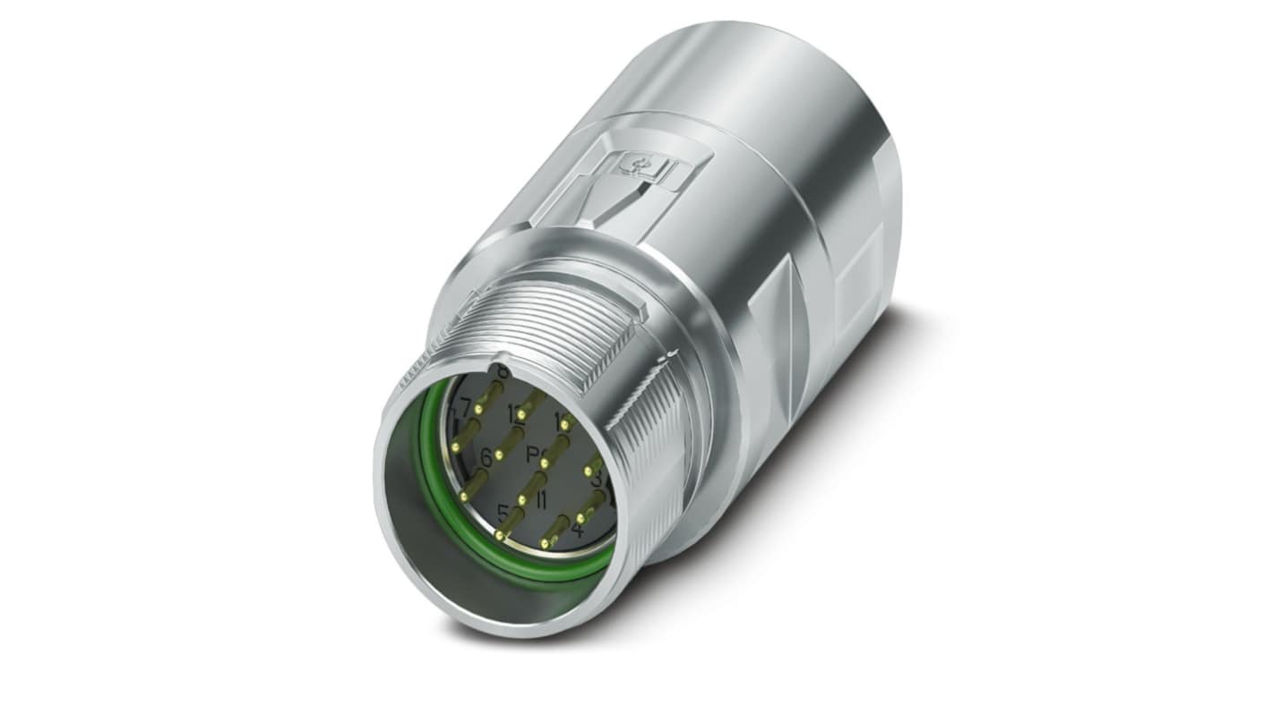 Phoenix Contact Circular Connector, 12 Contacts, Cable Mount, M23 Connector, Plug