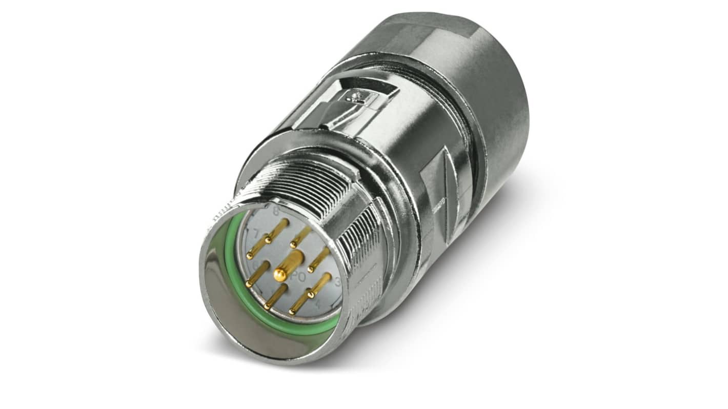 Phoenix Contact Circular Connector, 9 Contacts, Cable Mount, M23 Connector, Plug