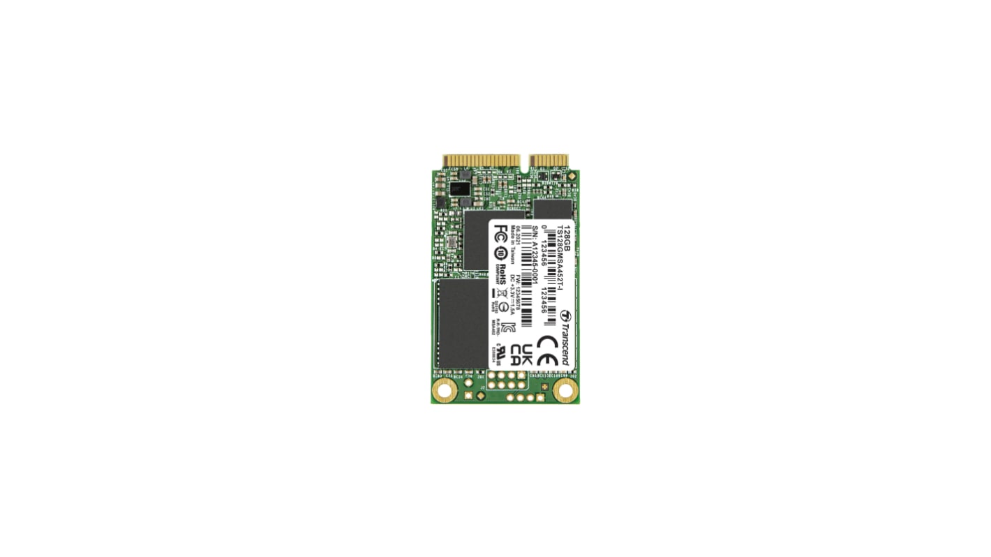 Transcend MSA452T-I mSATA 128 GB Internal SSD Hard Drive