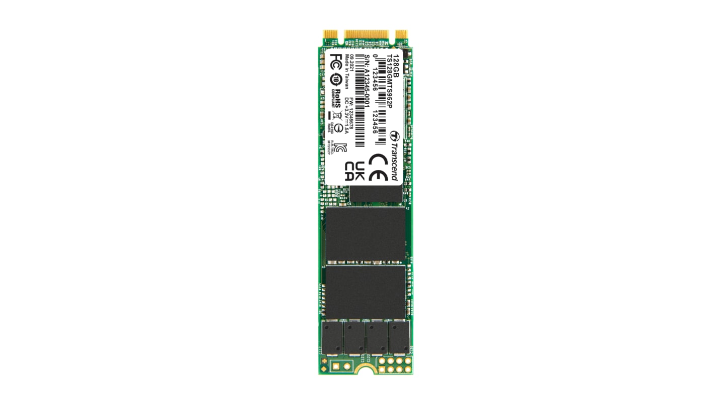 Transcend MTS952P M.2 128 GB Internal SSD Hard Drive
