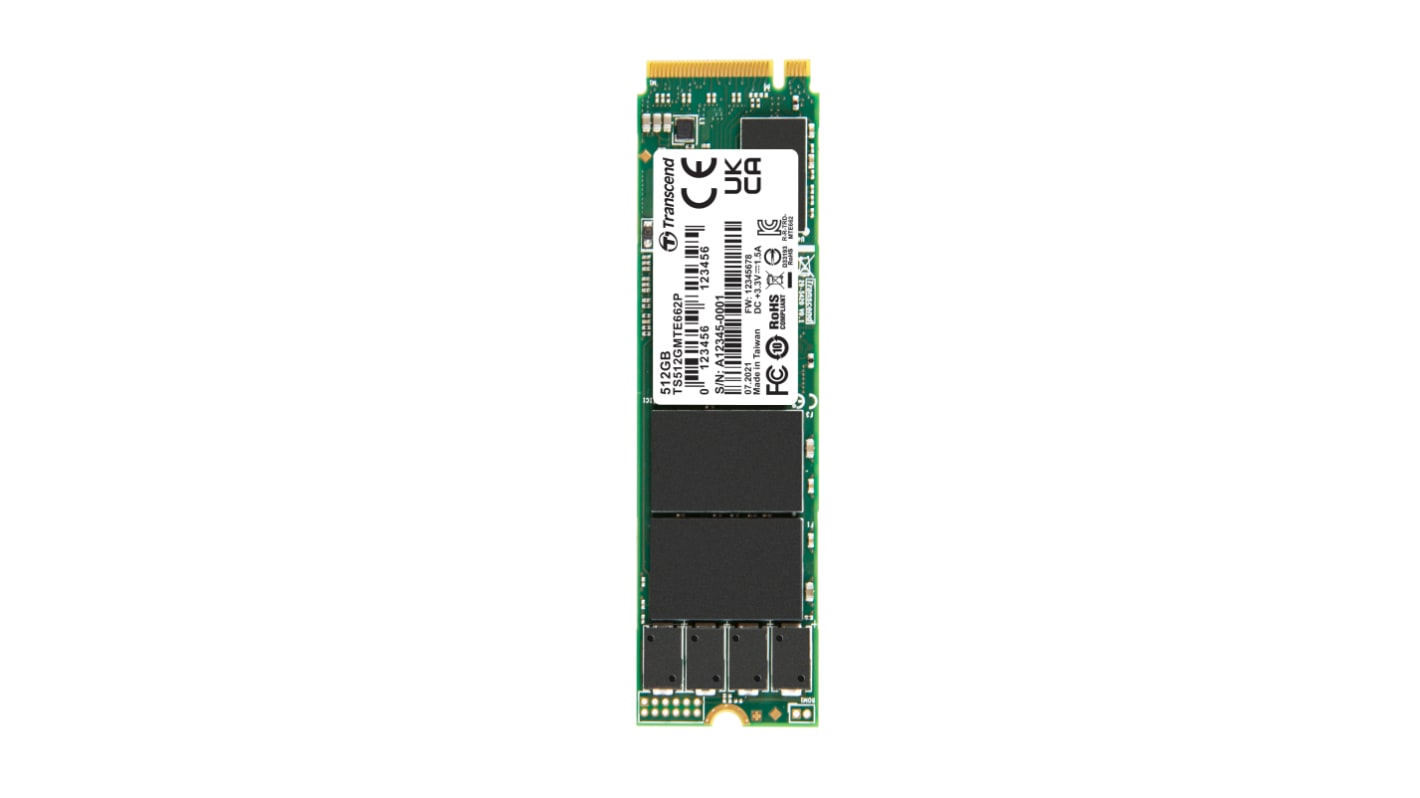 SSD Transcend Interno 512 GB NVMe PCIe Gen 3 x 4