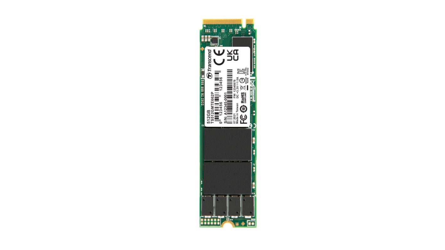 Transcend MTE662P M.2 512 GB Internal SSD Hard Drive