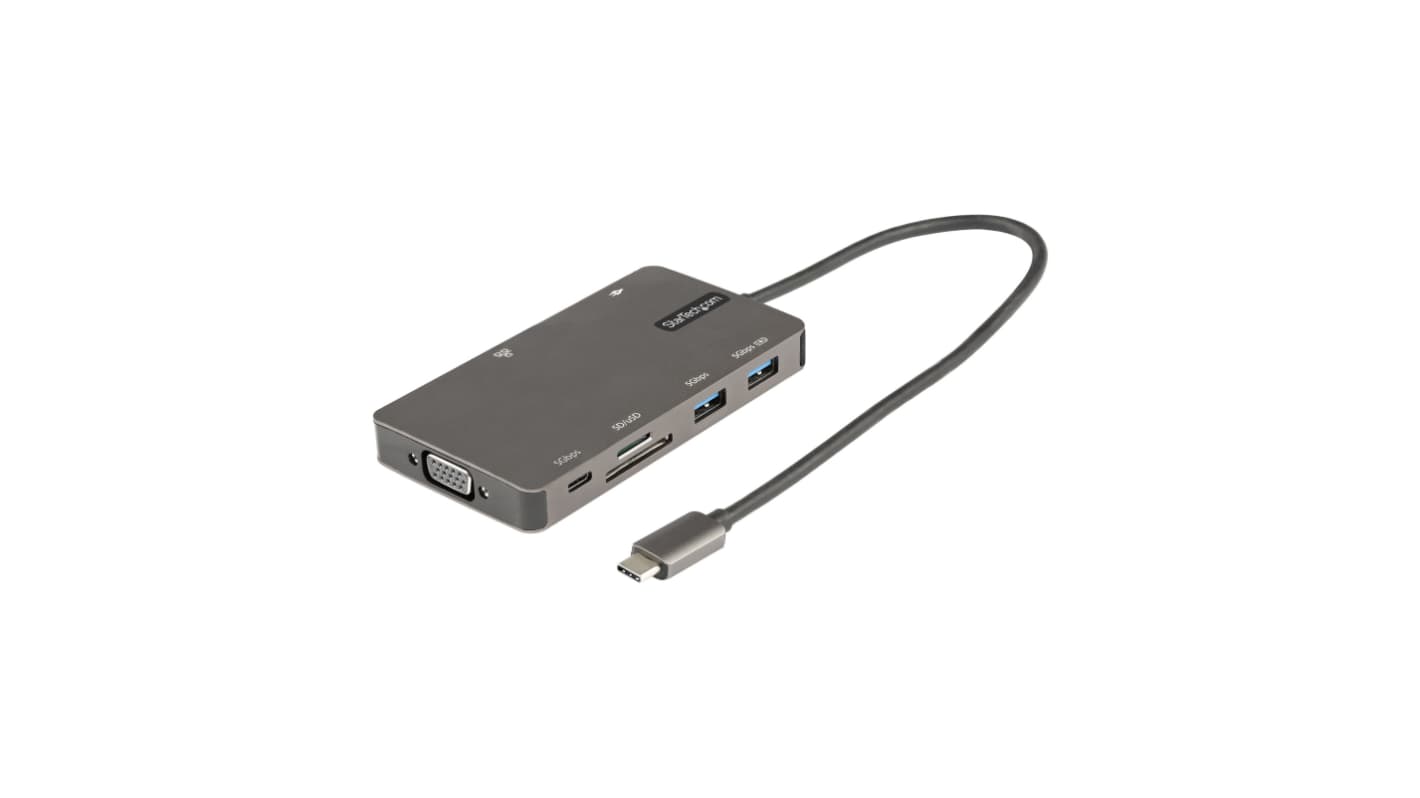 StarTech.com 4K USB-C Docking Station with HDMI, VGA - 3 x USB ports, USB A, USB C