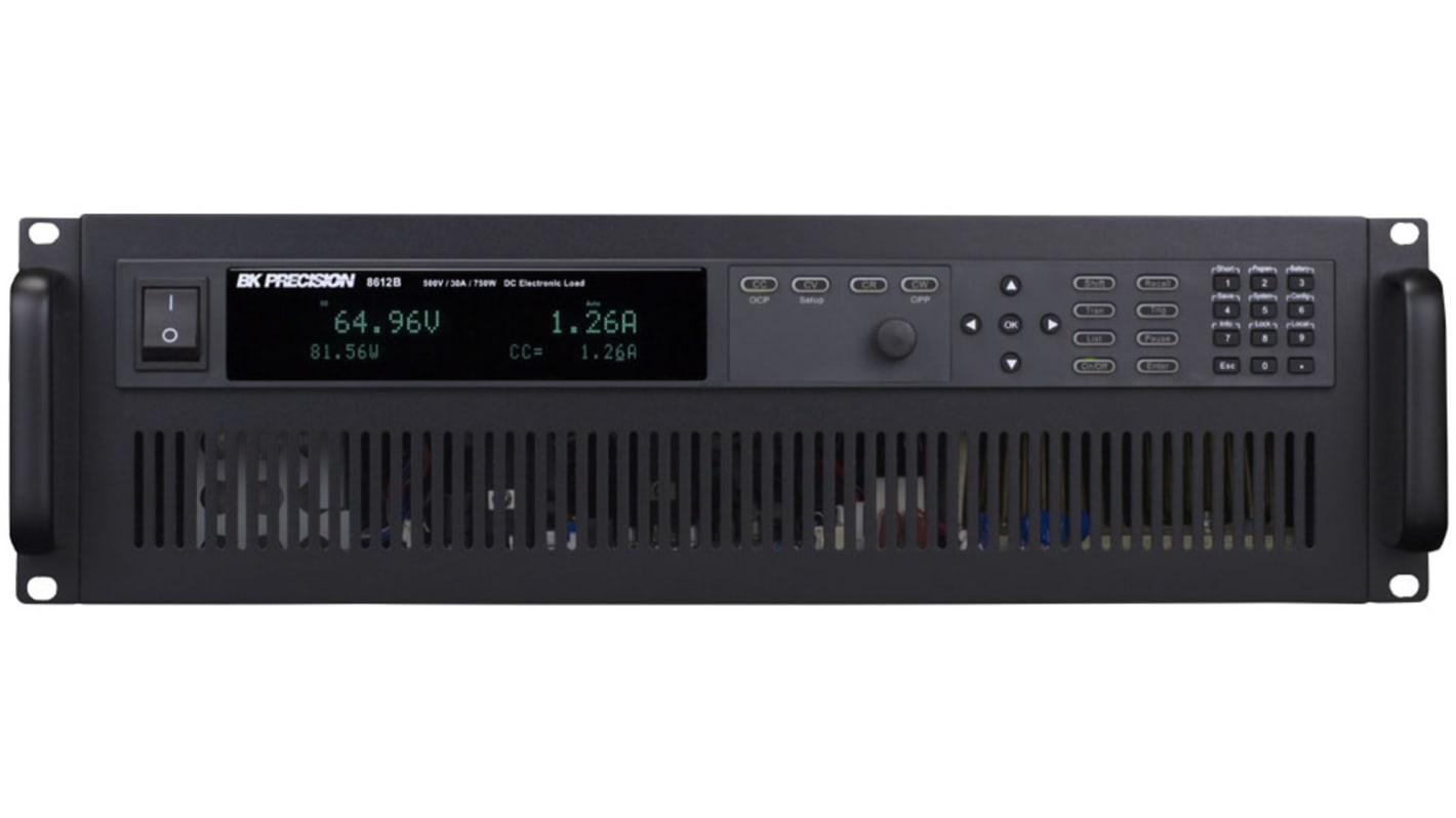 BK Precision 8600/B Series Electronic Load, 750 W, 500 v, 30 A