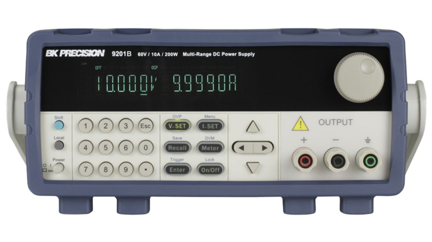Zasilacz laboratoryjny 0 → 60V 10A BK Precision 200W Programowalny zasilacz DC