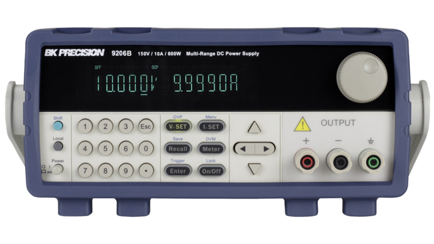 Fuente de alimentación BK Precision BK9206B, 1 salida, 0 → 150V, 10A, 600W