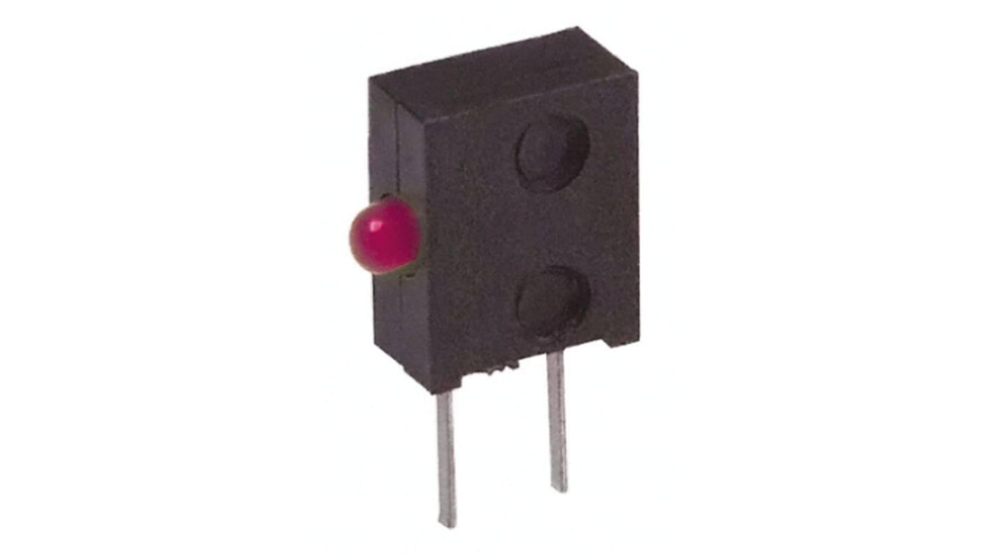 Broadcom HLMP-7000-D0010, Red Right Angle PCB LED Indicator, Through Hole 3 V