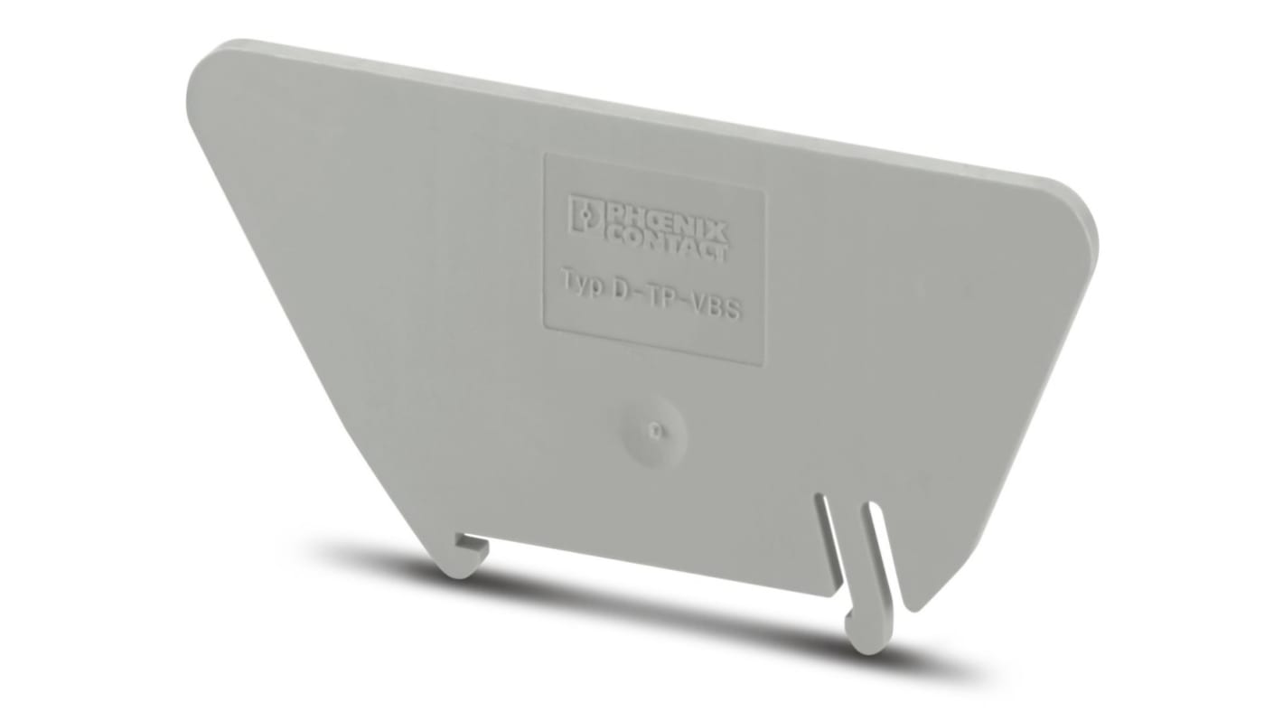 Phoenix Contact, D-TP-VBS End Cover for use with  for use with Terminal Blocks