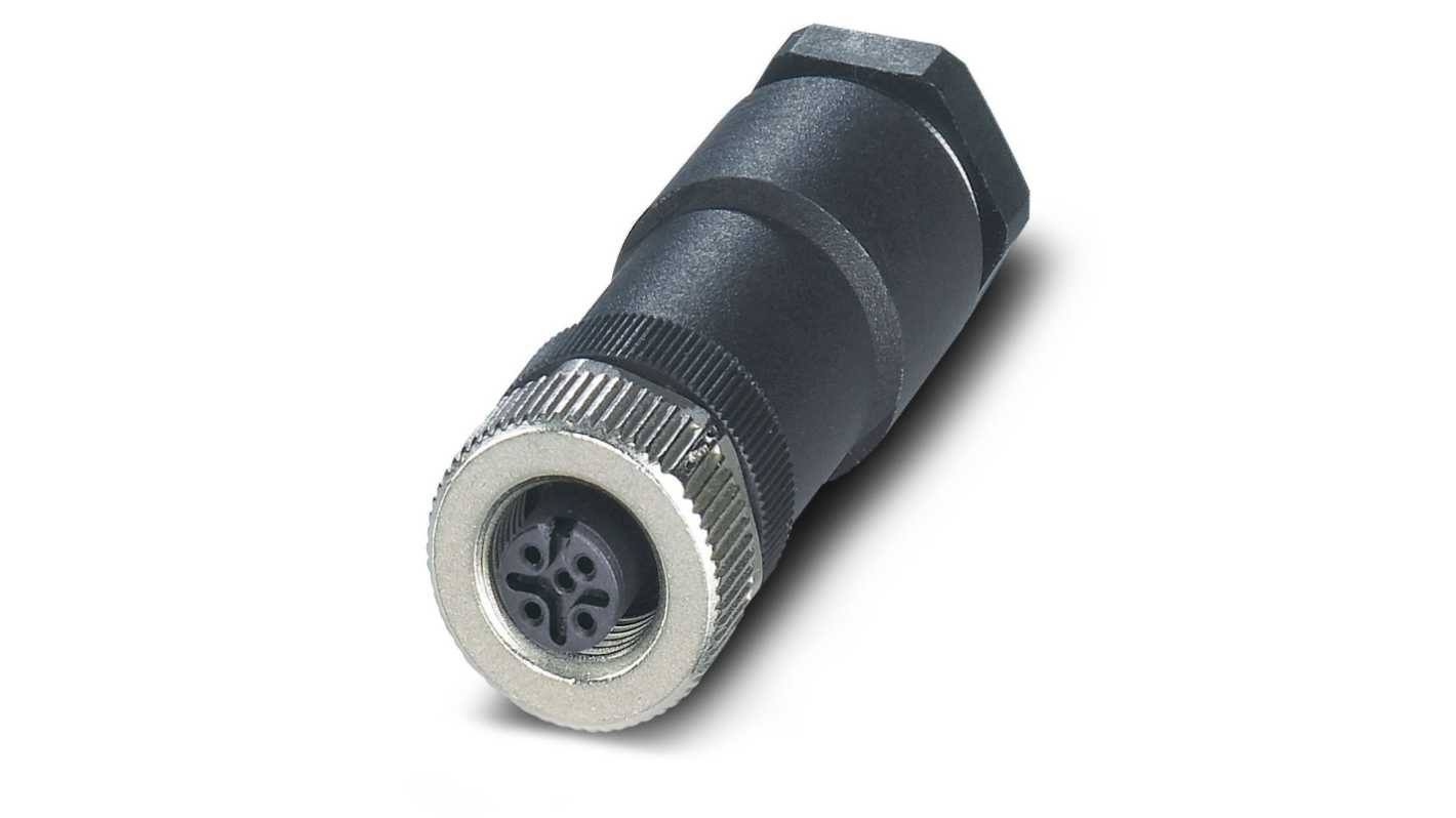 Phoenix Contact Circular Connector, 5 Contacts, Screw Mount, M12 Connector, Socket, IP67, SACC Series