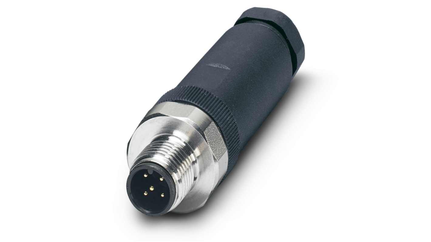 Connettore circolare Phoenix Contact, maschio, serie SACC, M12, 5 poli, Attacco a vite