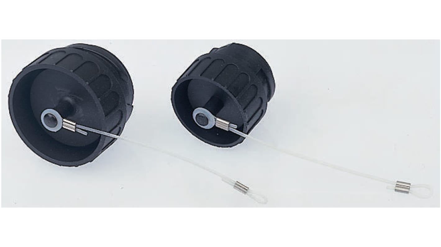 Amphenol Industrial C 16-3 Plug Dust Cap, Shell Size 2, Plastic