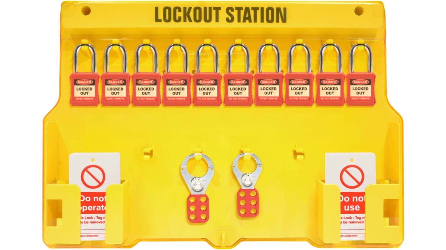 Spectrum Industrial 10 Padlock Lockout Station