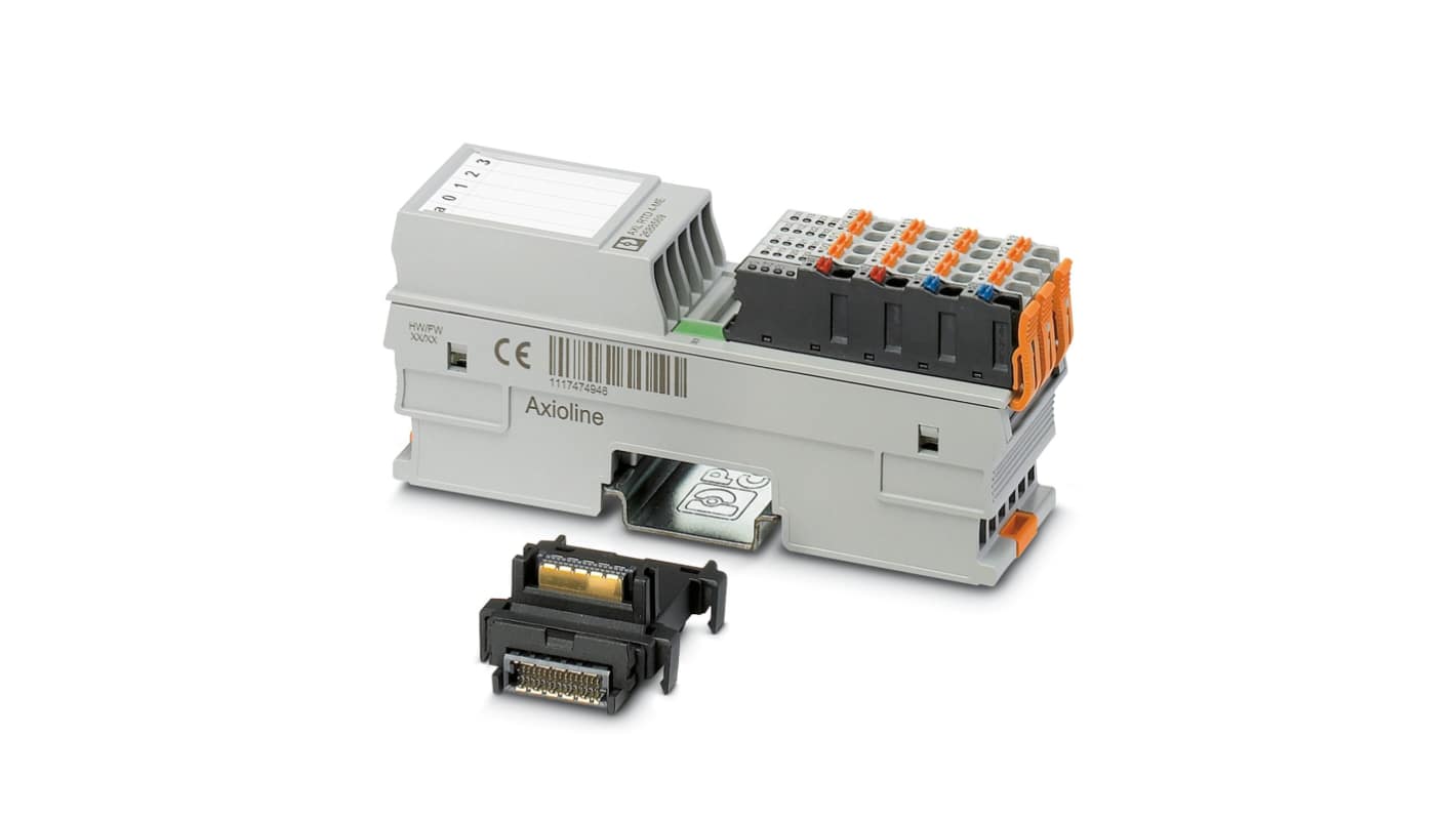 Unità I/O Phoenix Contact, serie AXL F RTD4 1H, per Axioline, Analogico