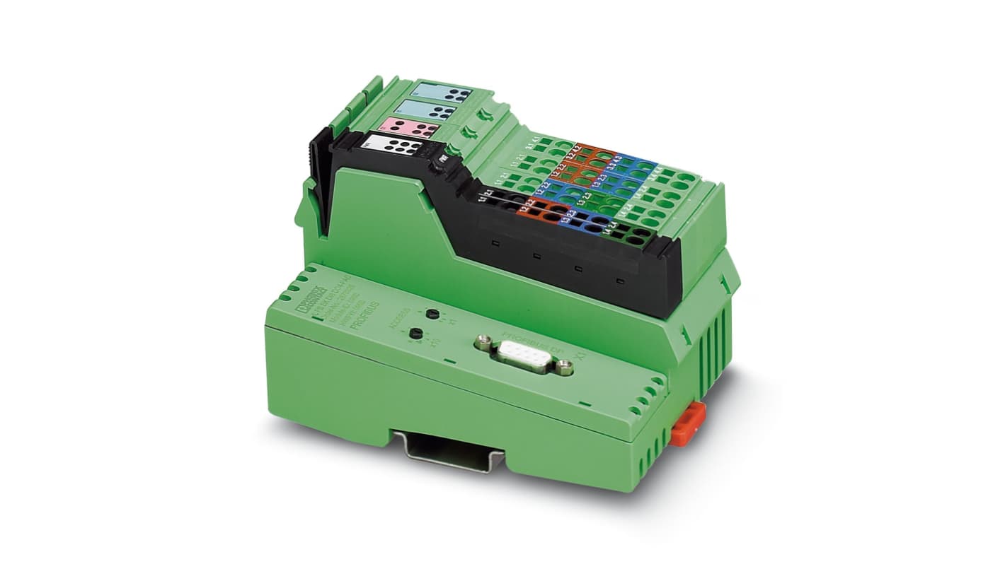 Phoenix Contact IL PB BK DI8 DO4/EF Series Bus Coupler for Use with IP20 and IP65/IP67 Degrees Of Protection I/O